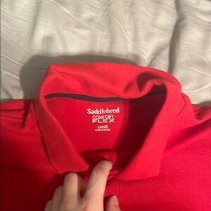 Saddlebred Men's Vibrant Red Polo Shirt
